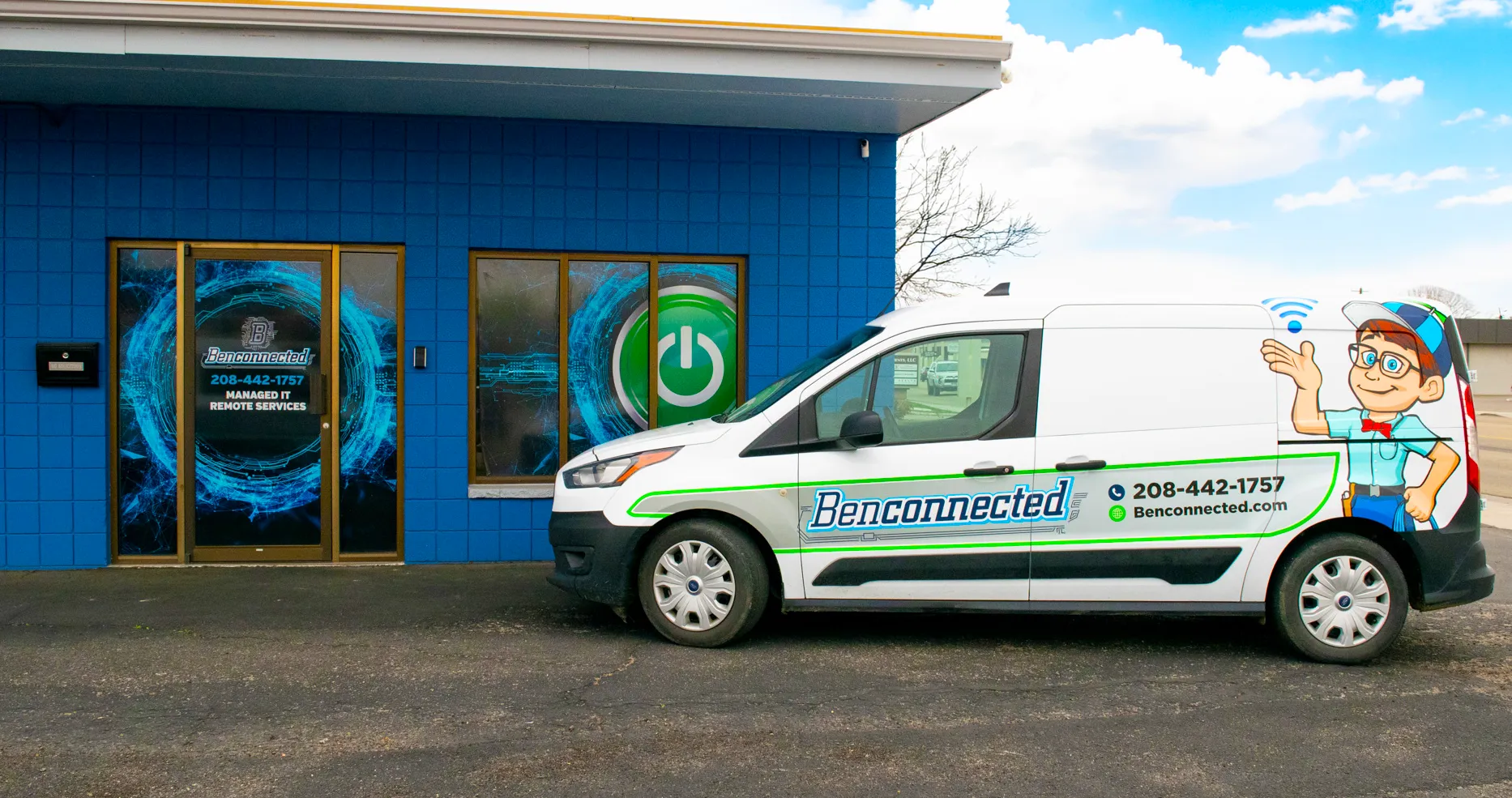 Benconnected vehicle and office in Nampa, Idaho